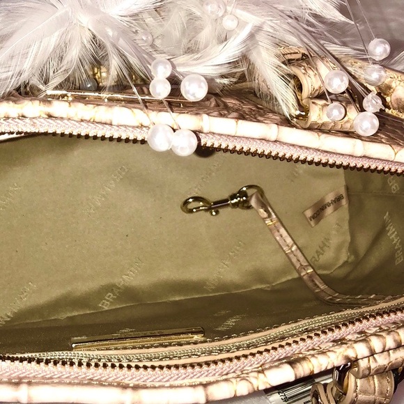 👜 New Brahmin 👜 Mini Asher Tote Chiffon Roseleaf - Picture 3 of 5